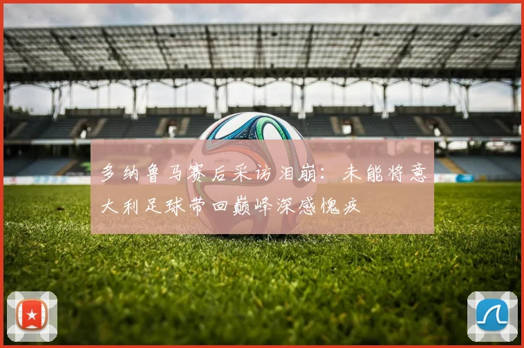 多纳鲁马赛后采访泪崩:未能将意大利足球带回巅峰深感愧疚